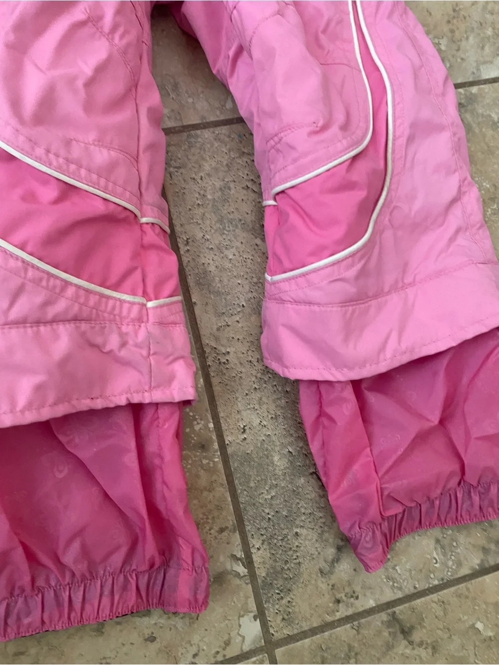 Obermeyer Preschool Girls Pink Belted One-Piece Ski Snow Gorpcore Suit Size 2